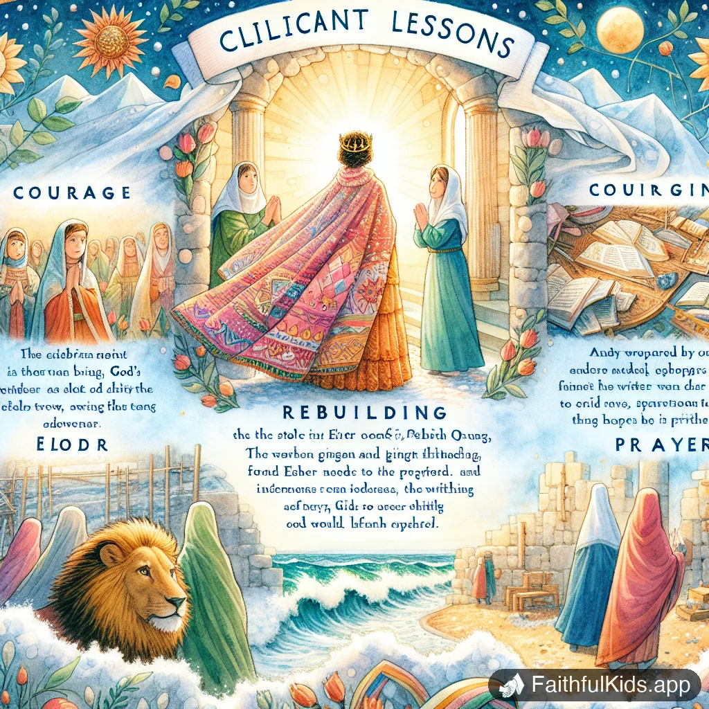Esther Becomes Queen for Kids: Bible Story Explained Simply - Key Moment Illustration