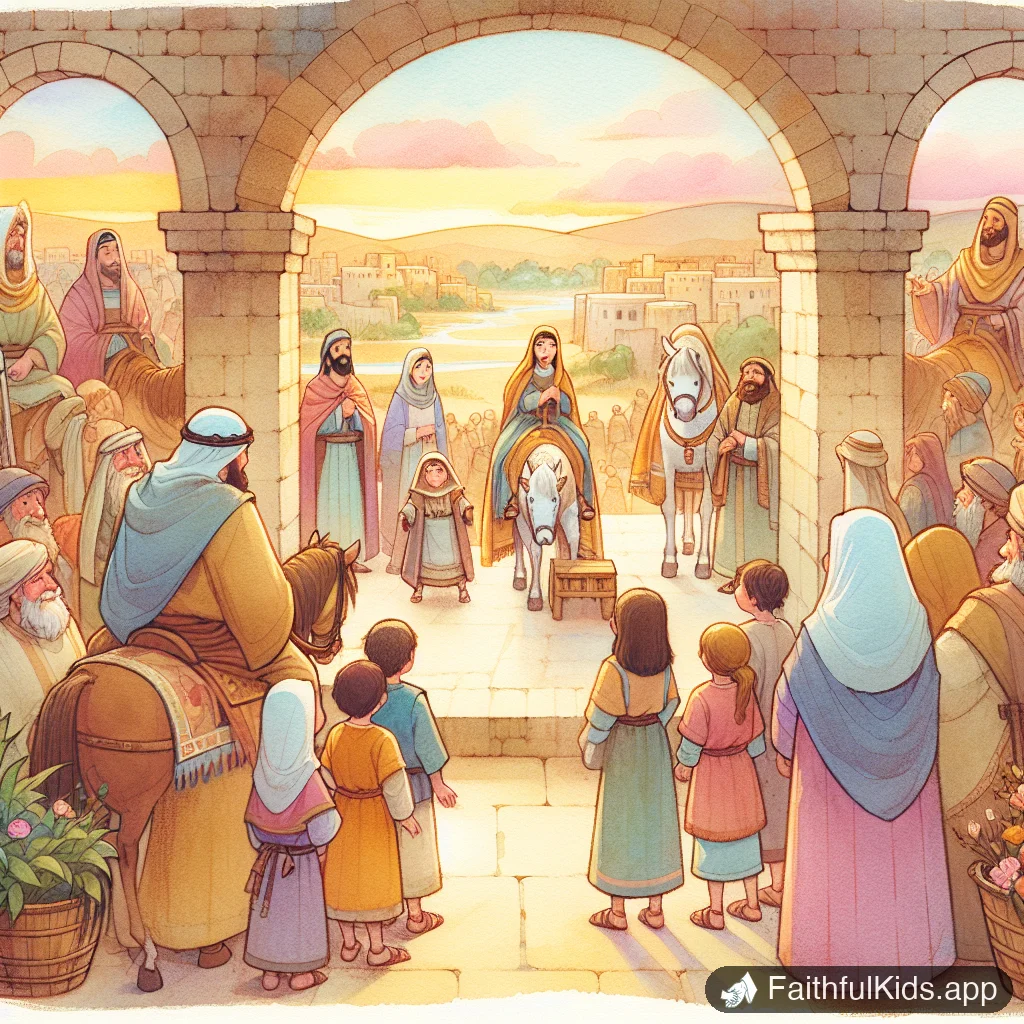 Illustration from Esther Saves Her People for Kids: Bible Story Explained Simply