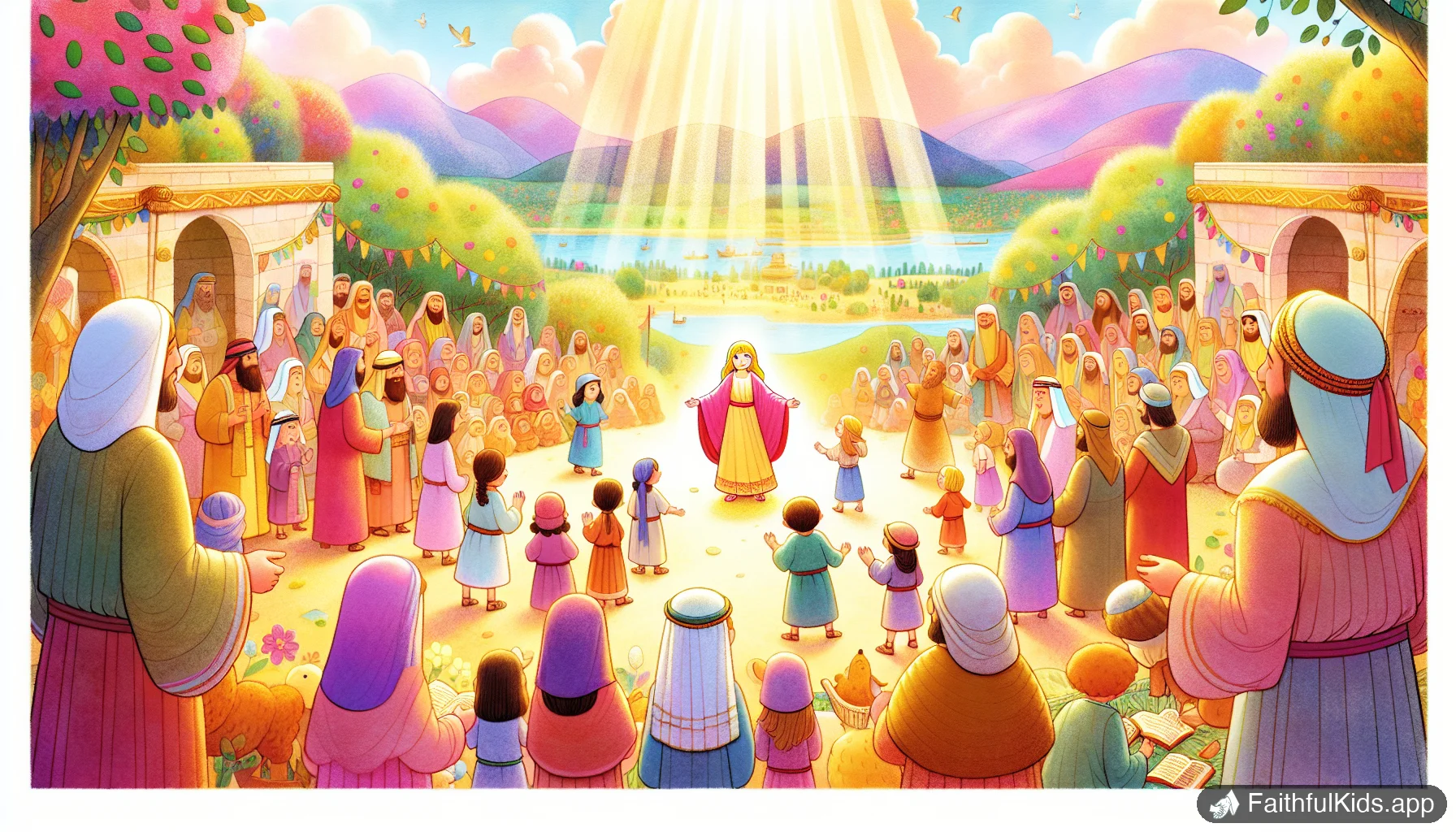Esther Saves Her People for Kids: Bible Story Explained Simply