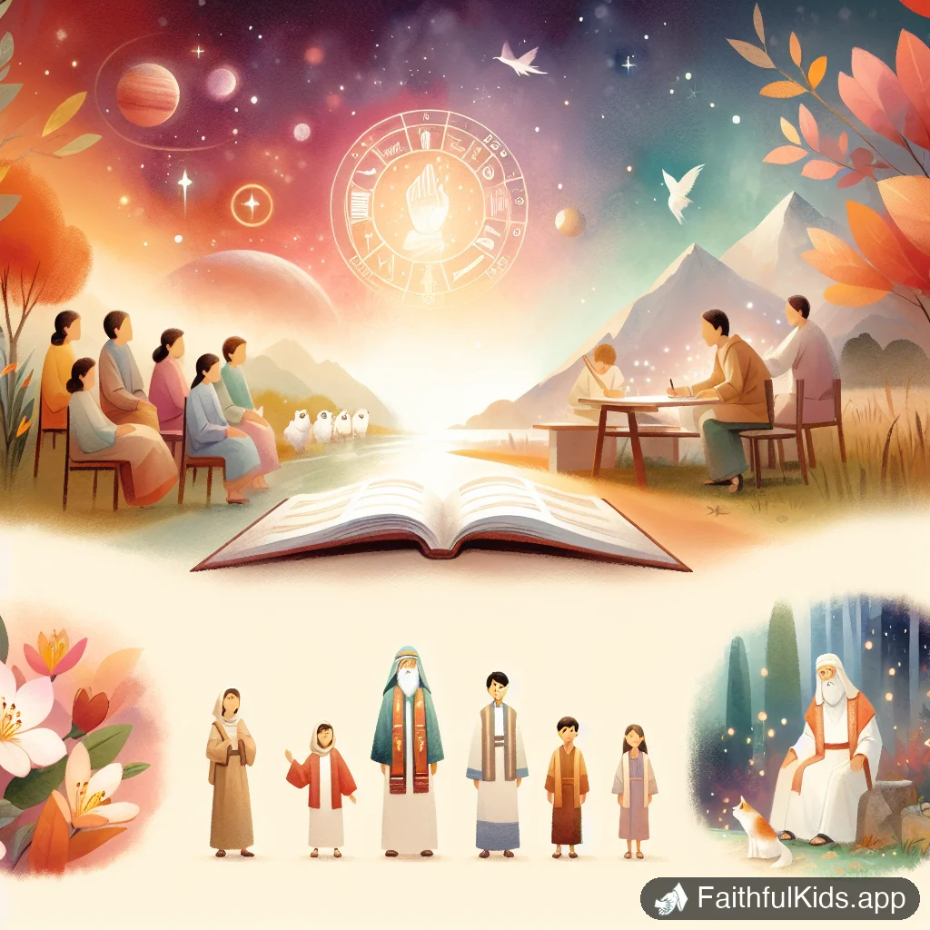 Faith Hall of Fame for Kids: Bible Story Explained Simply - Key Moment Illustration