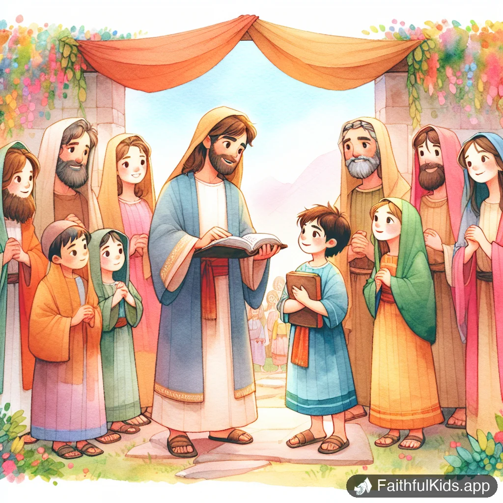 Illustration from Faith Hope and Love for Kids: Bible Story Explained Simply