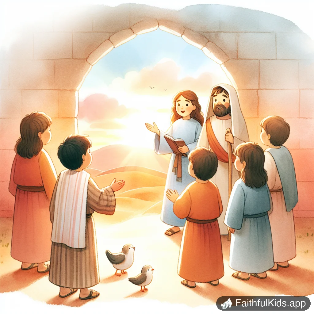 Illustration from Faith Without Works for Kids: Bible Story Explained Simply