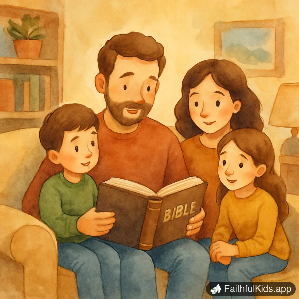 Illustration from Faithful Kids App: Bible Videos for Kids on iPhone & iPad