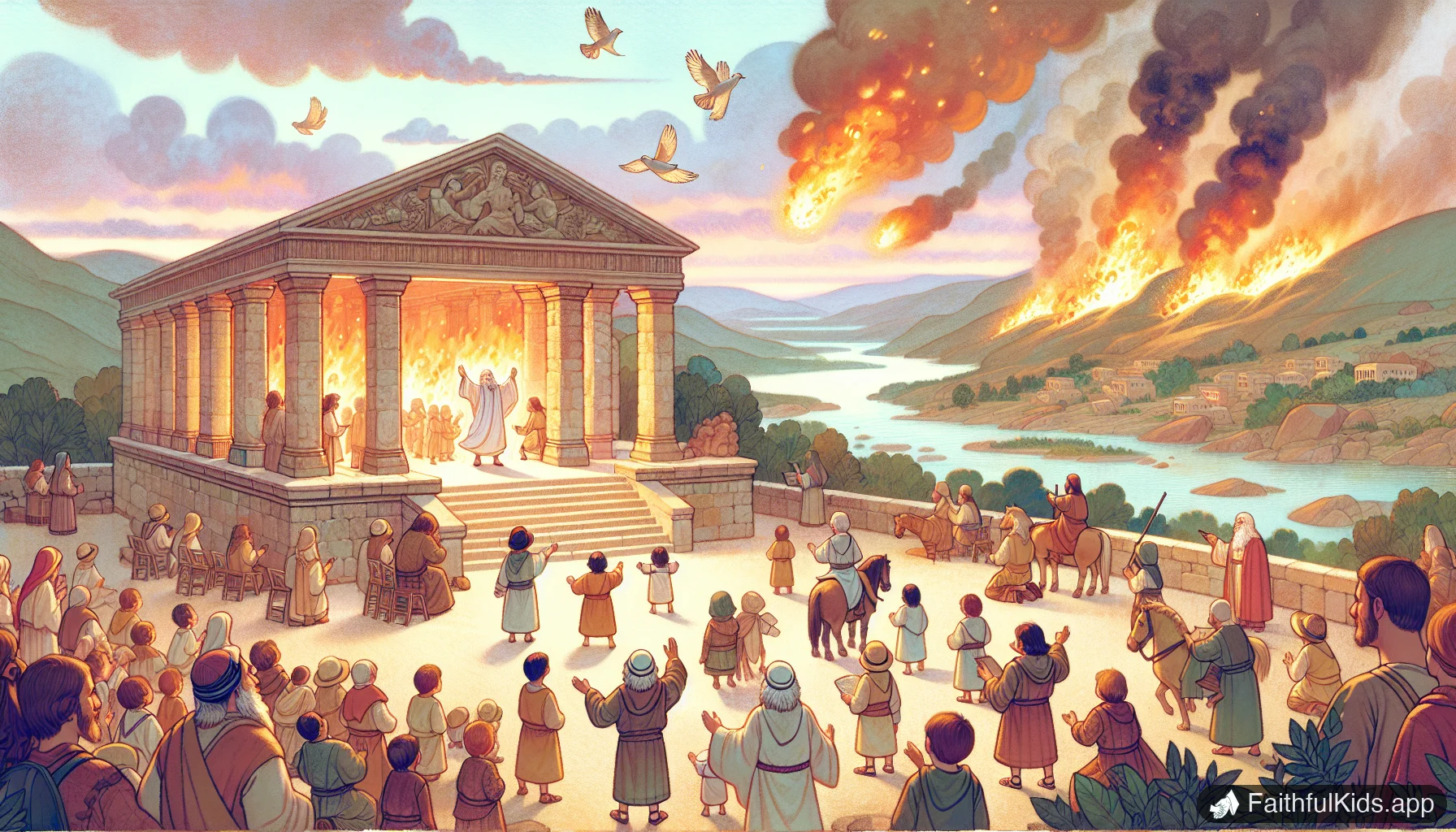 Fire from Heaven for Kids: Bible Story Explained Simply