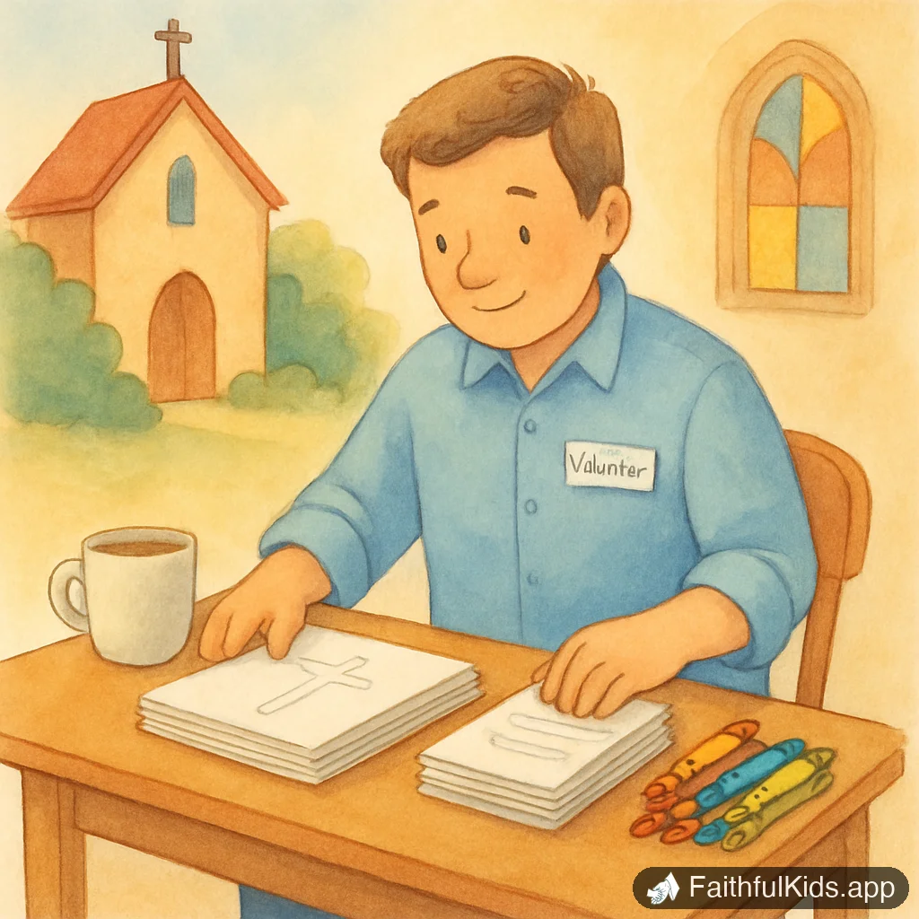 Illustration from Free Bible Curriculum for Kids Ministry: What's Actually Free