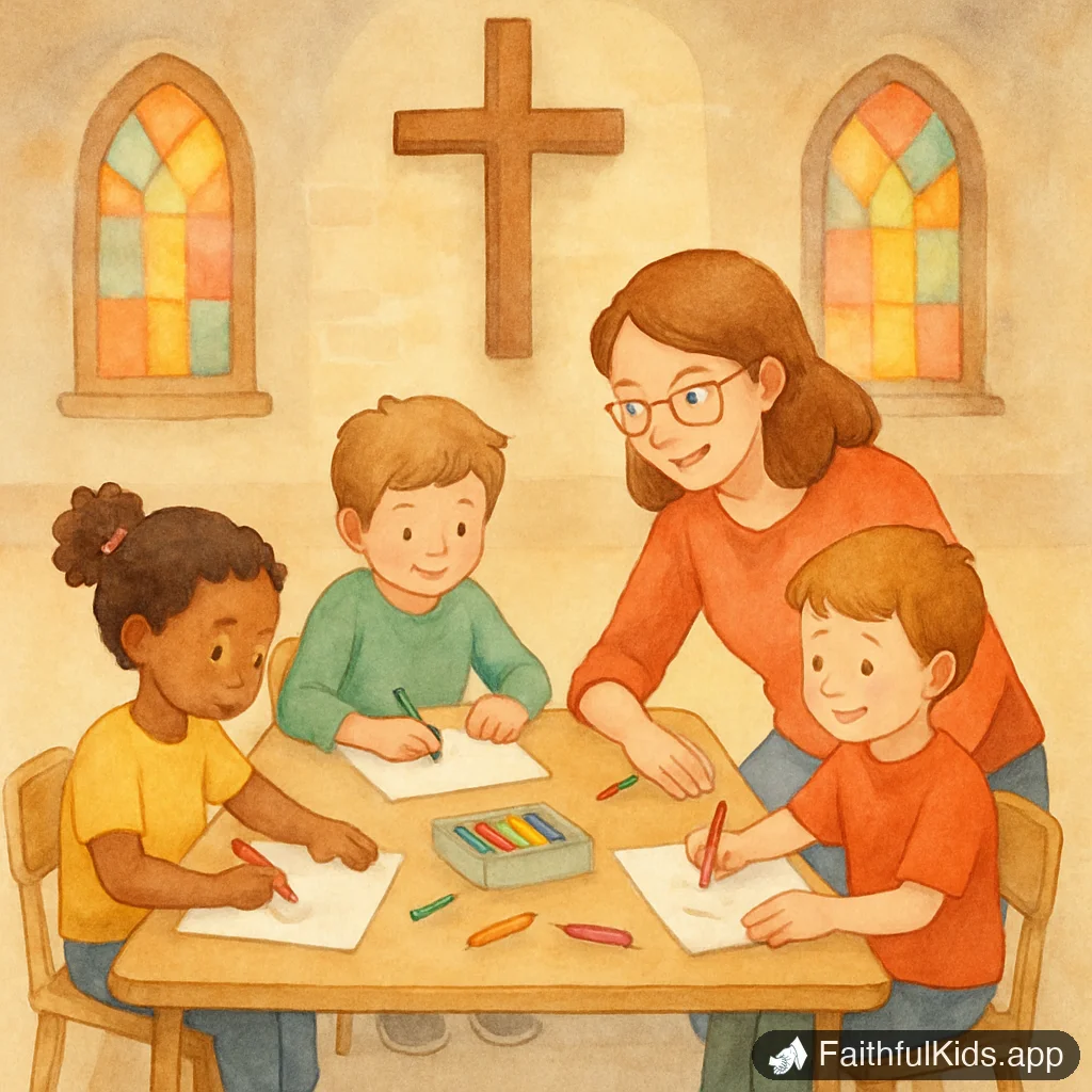 Free Bible Curriculum for Kids Ministry: What's Actually Free - Key Moment Illustration