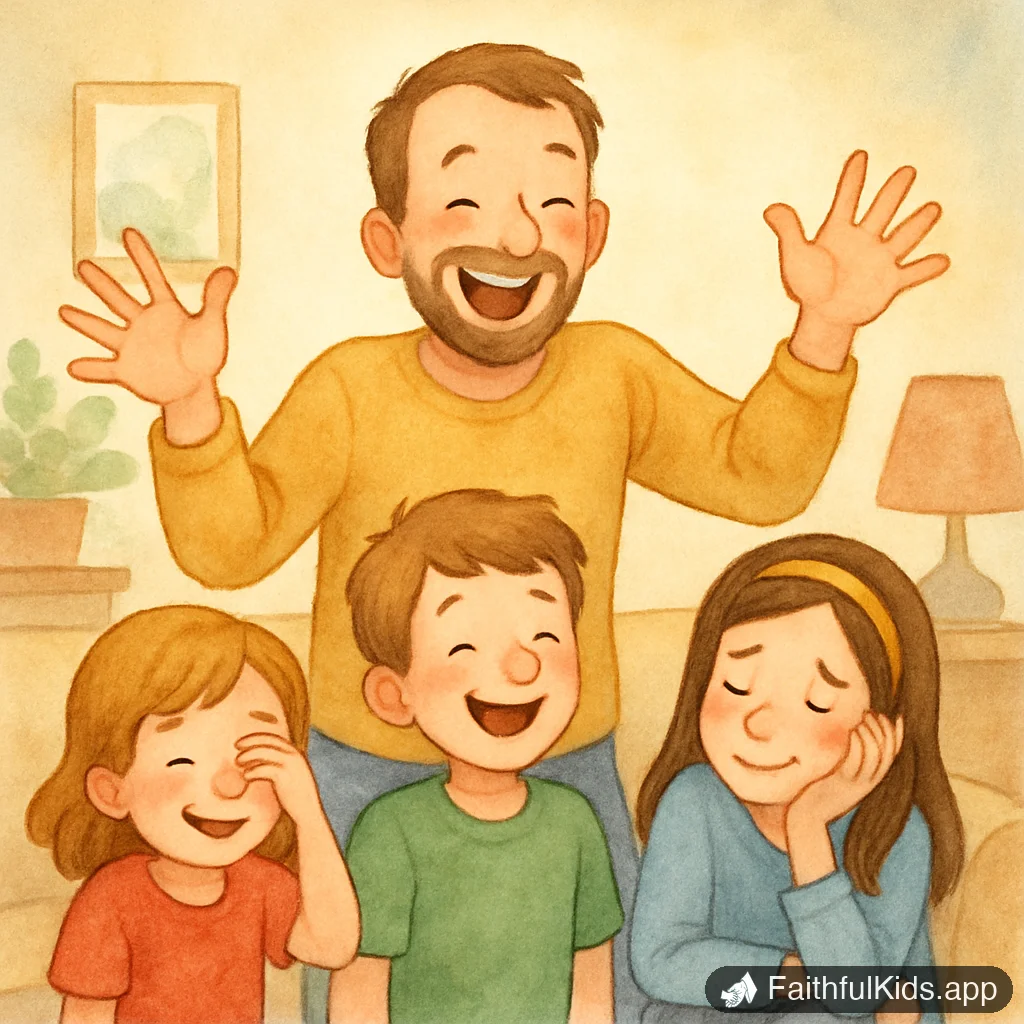 Illustration from 70 Funny Bible Jokes (Kids and Grown-Ups Both Laugh)