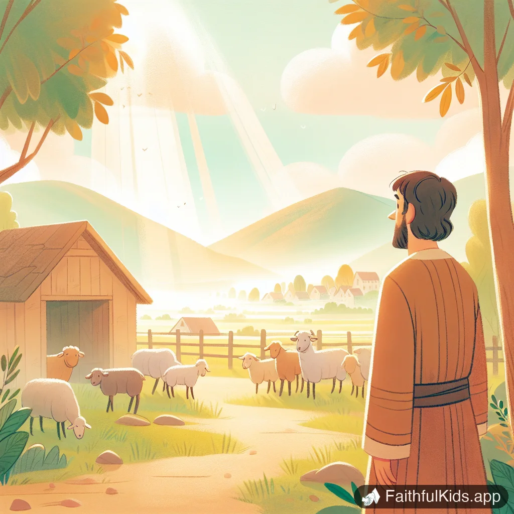 Illustration from Gideon the Unlikely Hero for Kids: Bible Story Explained Simply