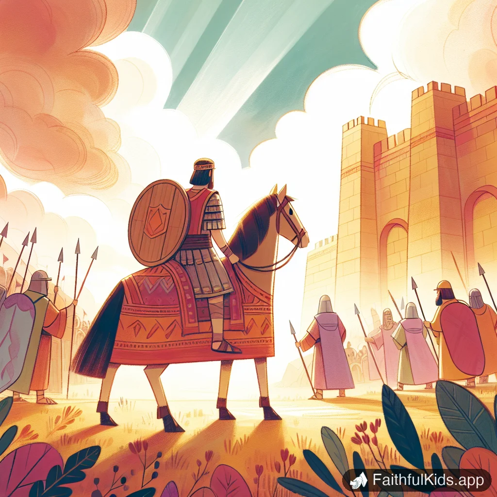 Gideon the Unlikely Hero for Kids: Bible Story Explained Simply - Key Moment Illustration