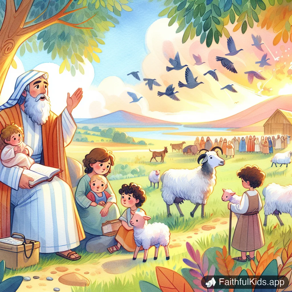 God Calls Abraham for Kids: Bible Story Explained Simply - Key Moment Illustration