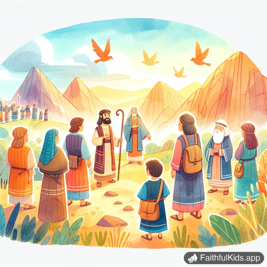 Illustration from God Chooses David for Kids: Bible Story Explained Simply