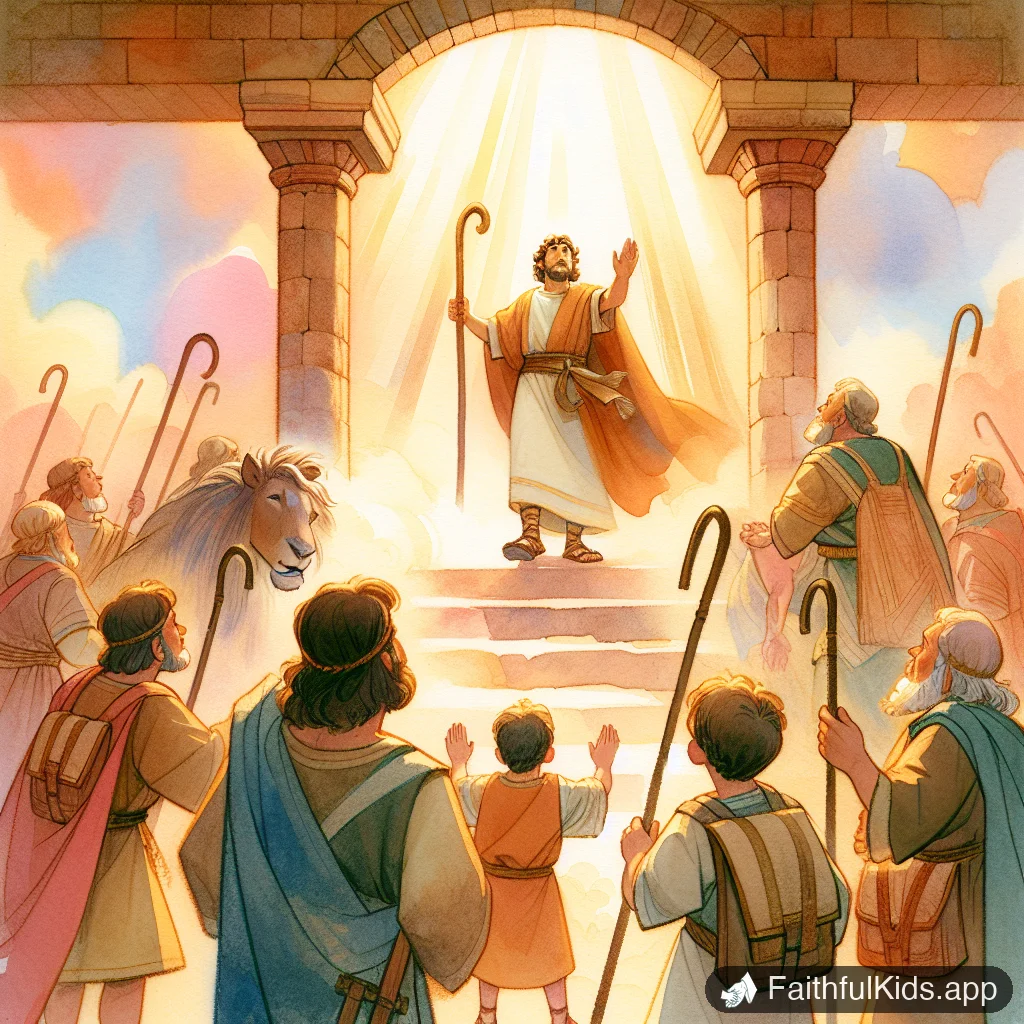 God Chooses David for Kids: Bible Story Explained Simply - Key Moment Illustration