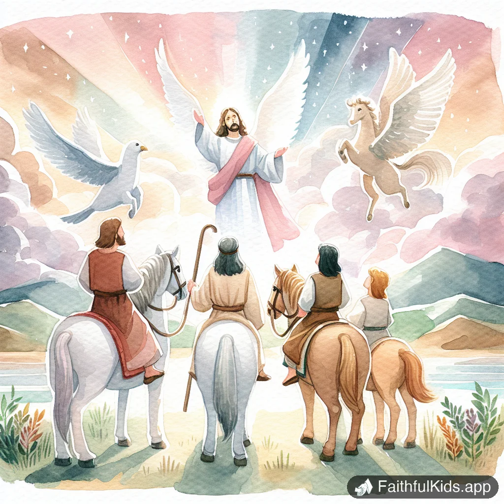 Gods Presence for Kids: Bible Story Explained Simply - Key Moment Illustration