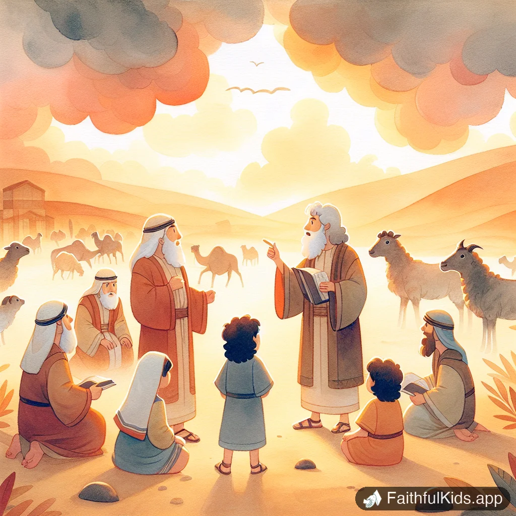 Illustration from Gods Promise to David for Kids: Bible Story Explained Simply