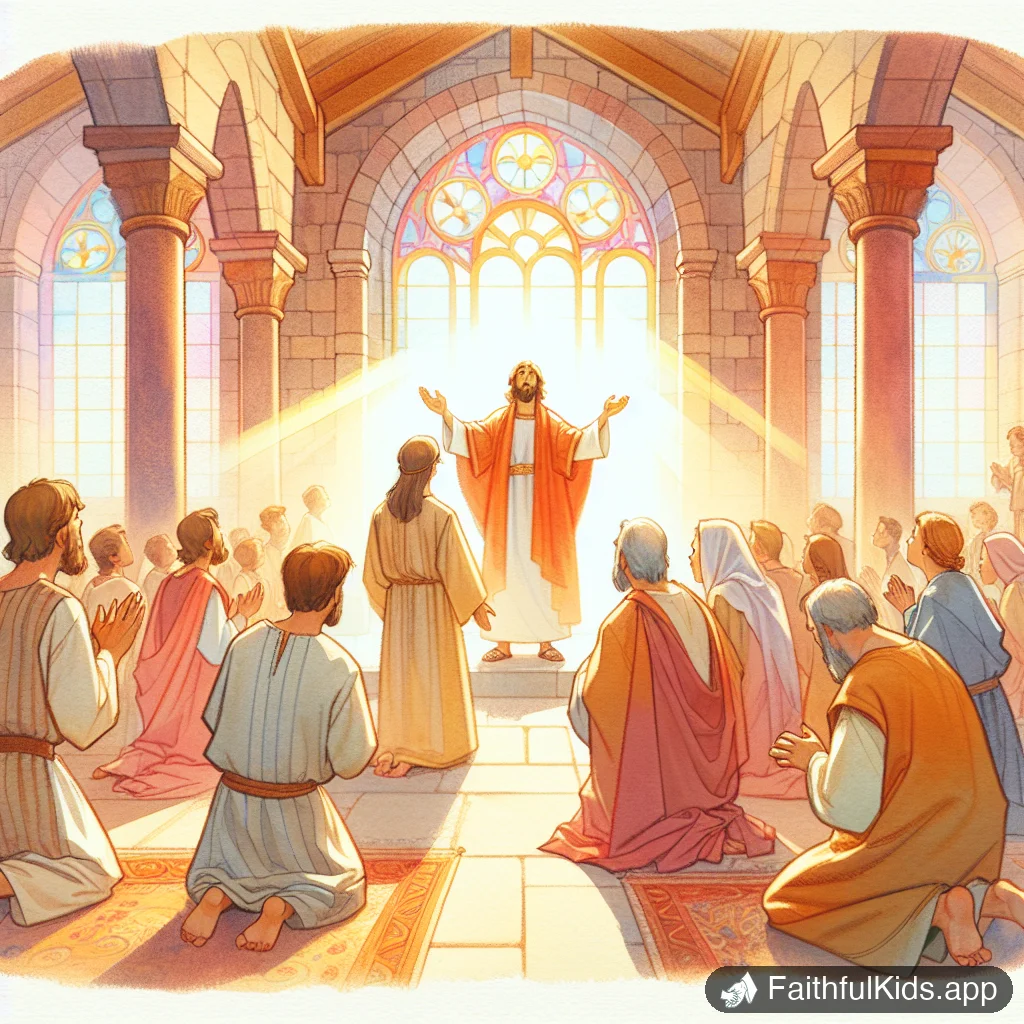 Gods Promise to David for Kids: Bible Story Explained Simply - Key Moment Illustration