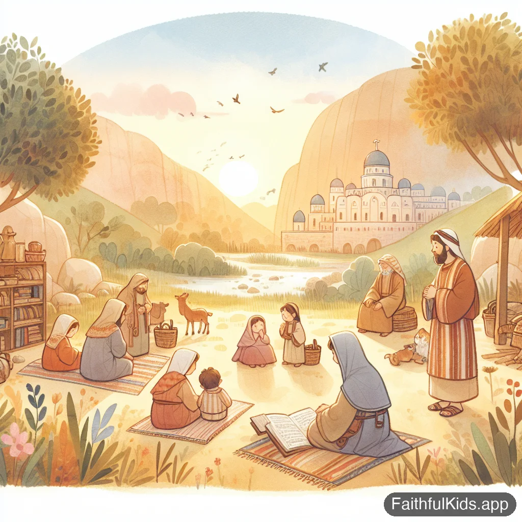 Illustration from Hannahs Prayer for Kids: Bible Story Explained Simply