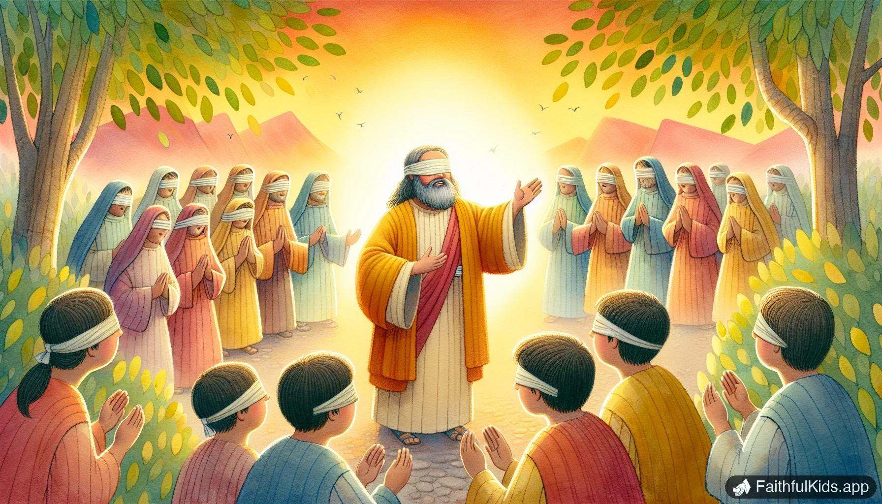 Healing the Blind Man for Kids: Bible Story Explained Simply