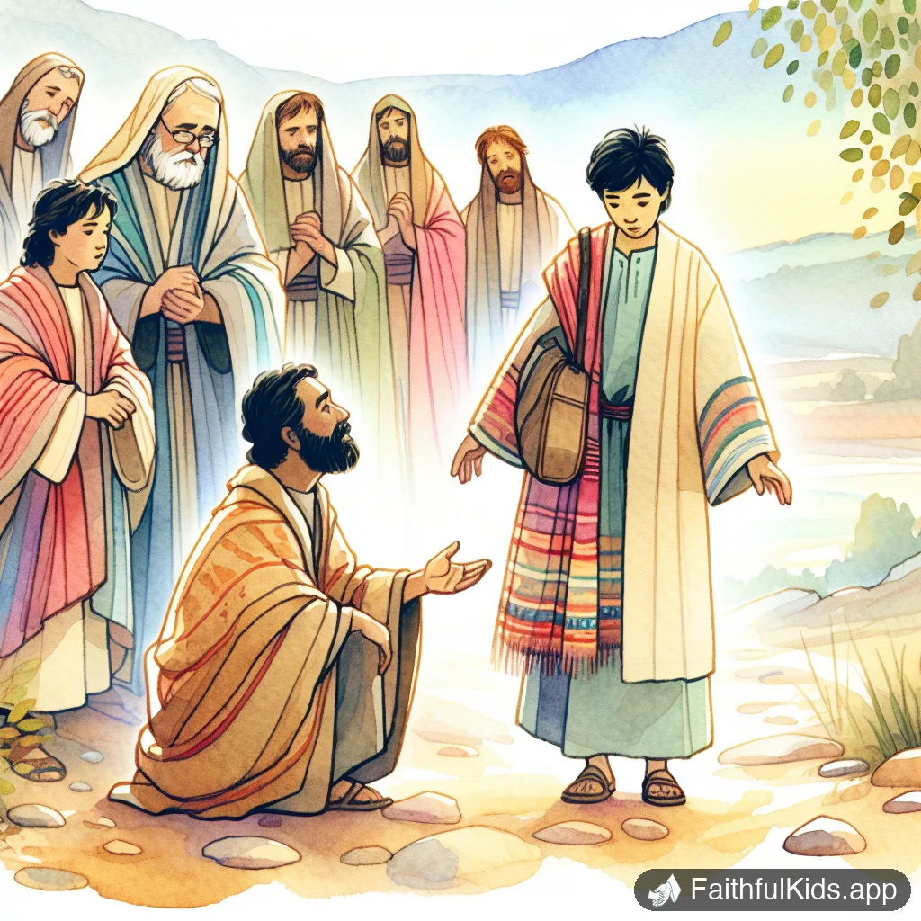 Healing the Sick for Kids: Bible Story Explained Simply - Key Moment Illustration