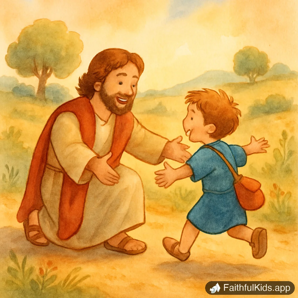 Illustration from How to Explain Forgiveness to a Child (Scripts + Steps)