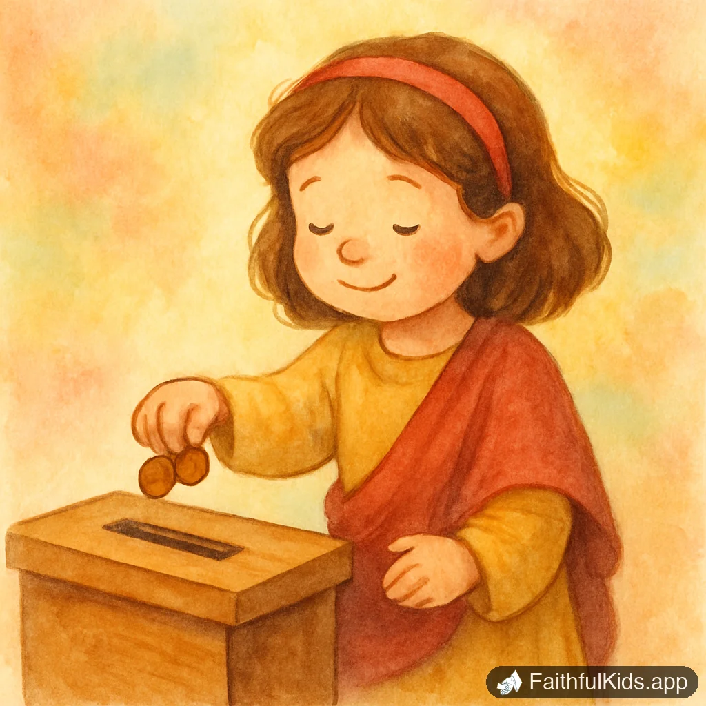 How to Explain Giving to a Child (Tithing Made Simple) - Key Moment Illustration