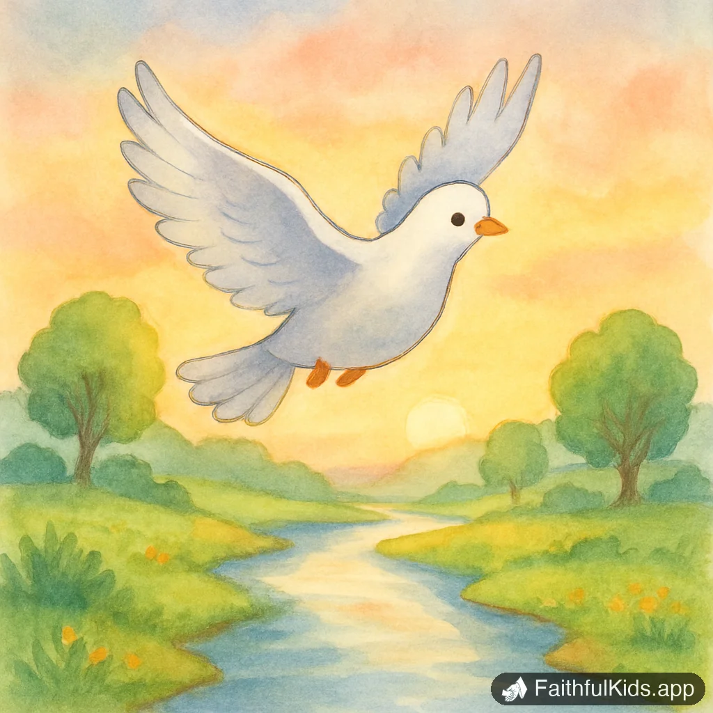How to Explain the Holy Spirit to a Child (Simple Guide) - Key Moment Illustration