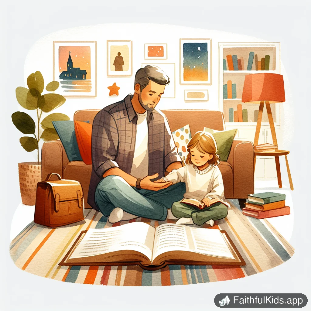 How to Teach Your Kids the Bible (Even If You Are Not a Bible Expert) - Key Moment Illustration