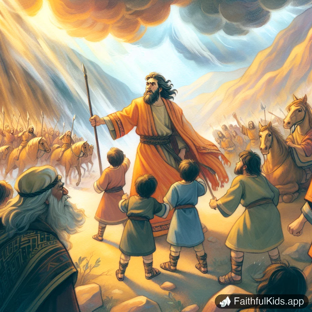 Isaiahs Promise for Kids: Bible Story Explained Simply - Key Moment Illustration