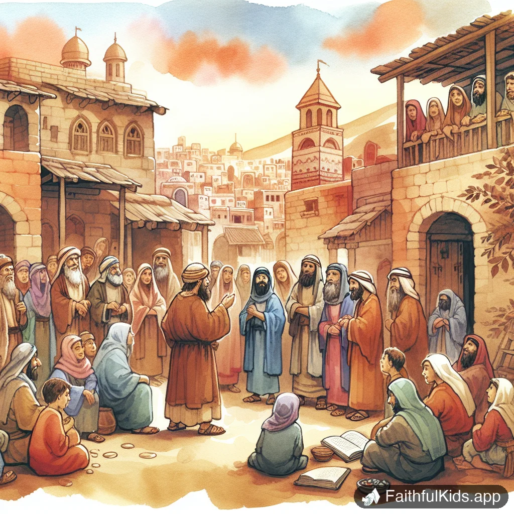 Illustration from Israel Wants a King for Kids: Bible Story Explained Simply