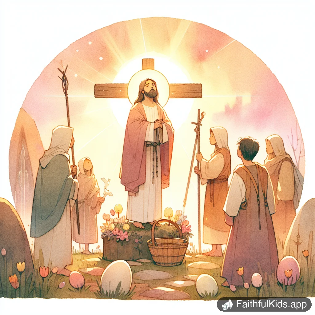 It is Finished for Kids: Bible Story Explained Simply - Key Moment Illustration