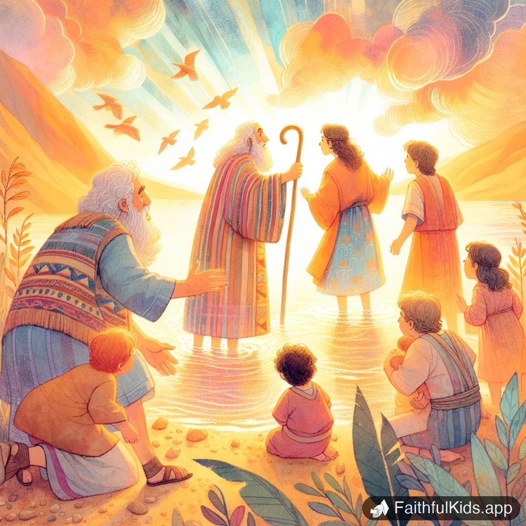 Jacob and Esau for Kids: Bible Story Explained Simply - Key Moment Illustration
