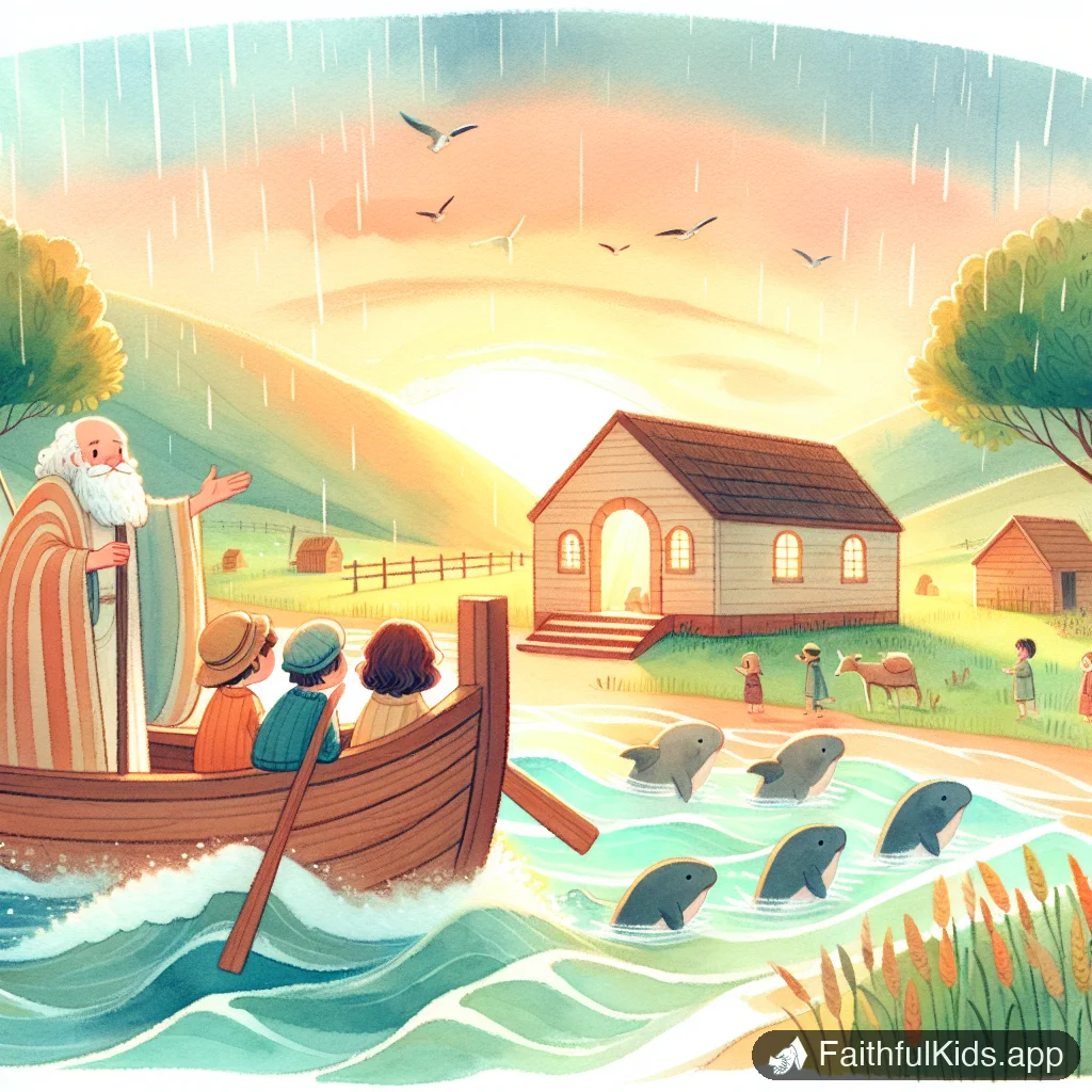 Illustration from Jonah the Lesson for Kids: Bible Story Explained Simply