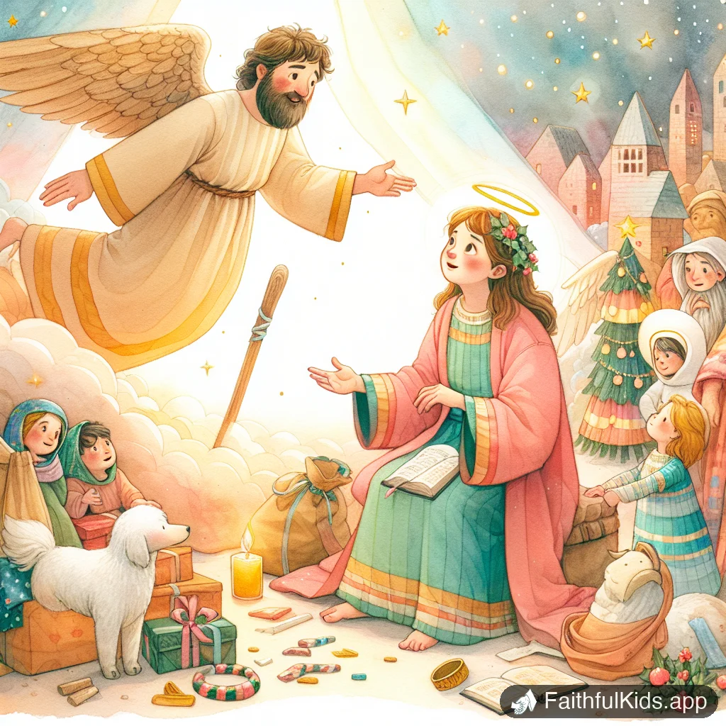 Joseph and the Angel for Kids: Bible Story Explained Simply - Key Moment Illustration