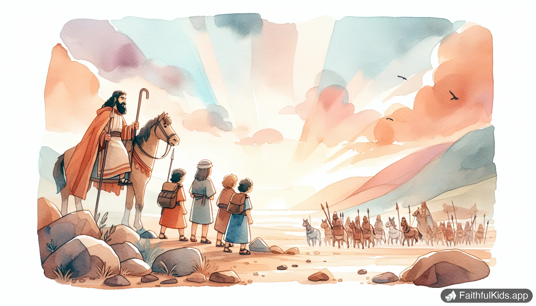 Joshua Takes Command for Kids: Bible Story Explained Simply