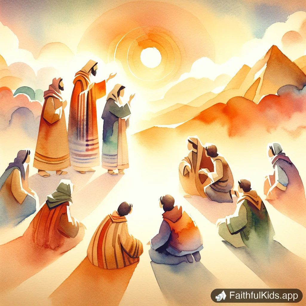 Love is for Kids: Bible Story Explained Simply - Key Moment Illustration