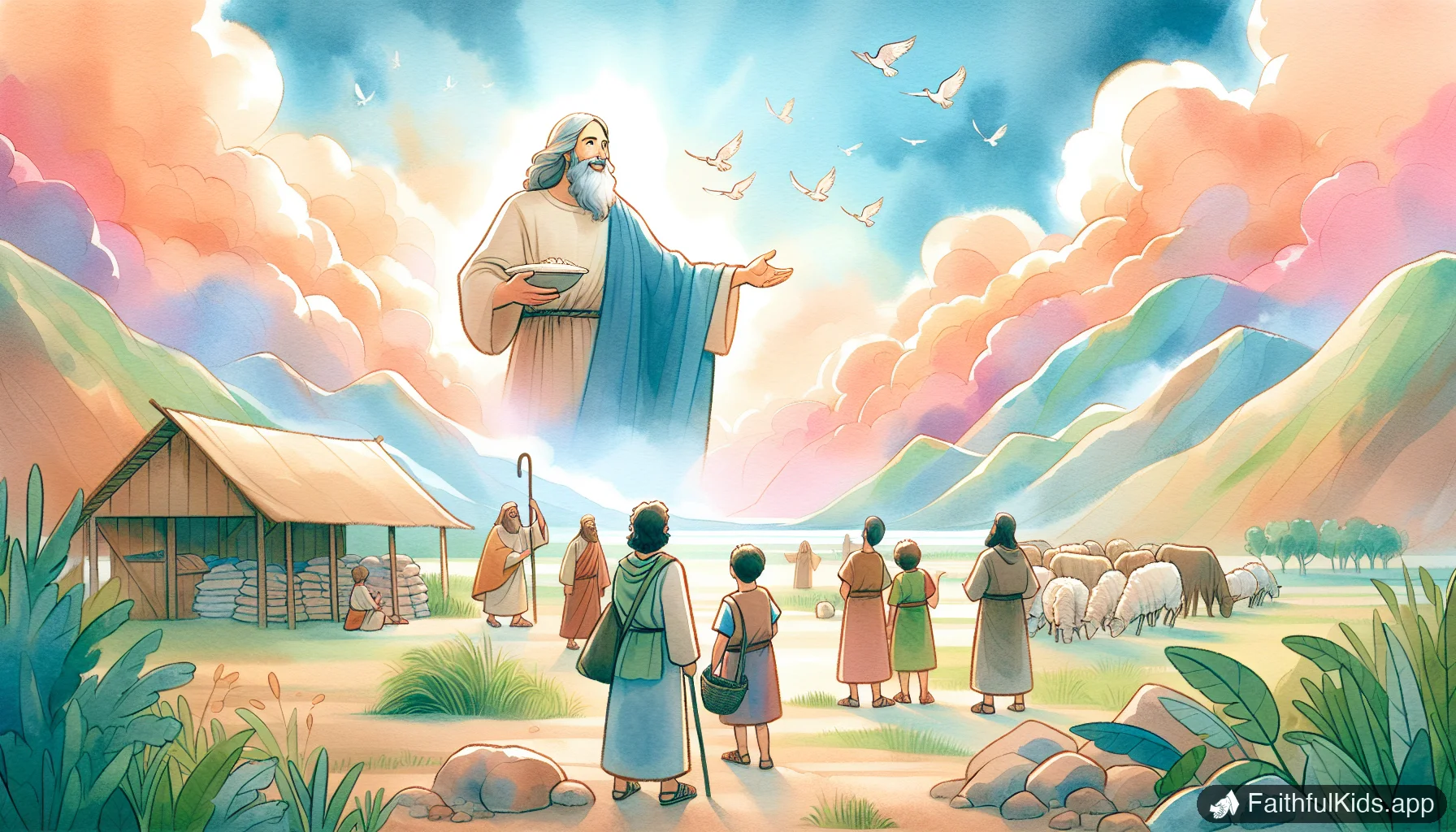 Manna from Heaven for Kids: Bible Story Explained Simply