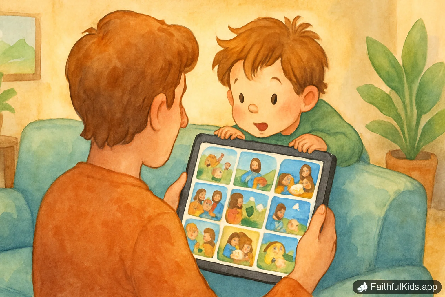Minno Review (2026): Is the Christian Kids App Worth It? - Bible Story Illustration