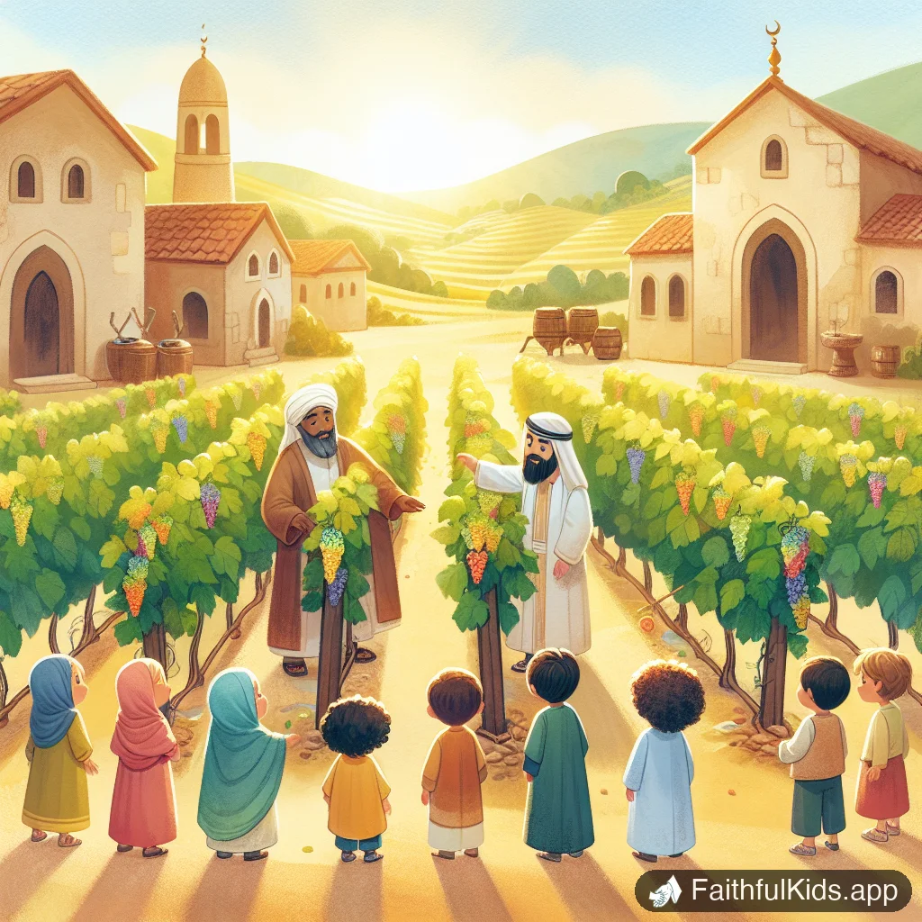 Illustration from Naboths Vineyard for Kids: Bible Story Explained Simply