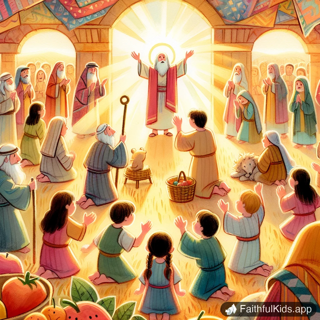 Naboths Vineyard for Kids: Bible Story Explained Simply - Key Moment Illustration