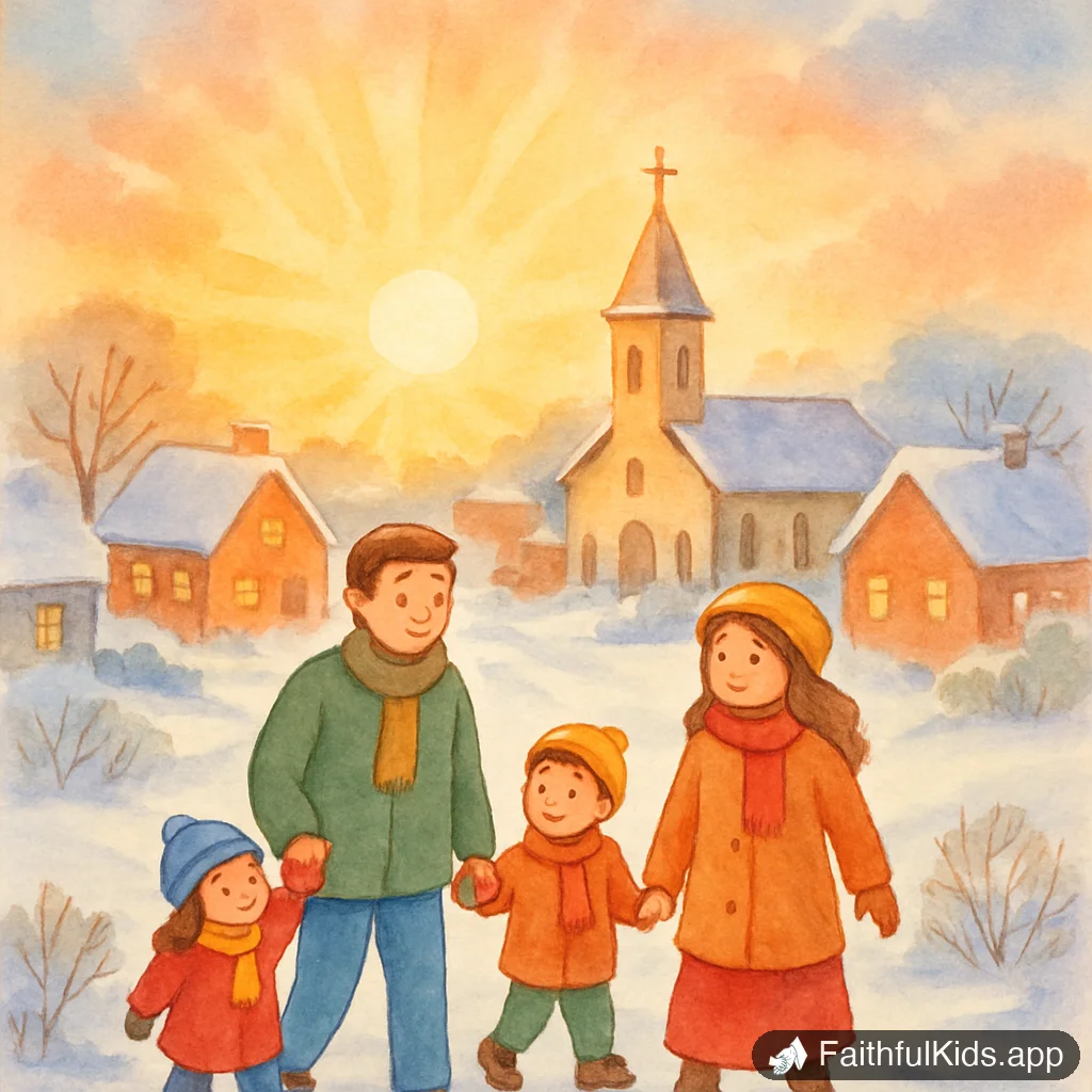 New Year's Family Devotions: A Simple Tradition Guide - Key Moment Illustration