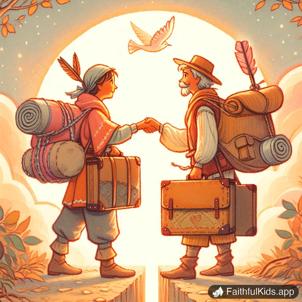 Paul and Barnabas Split for Kids: Bible Story Explained Simply - Key Moment Illustration