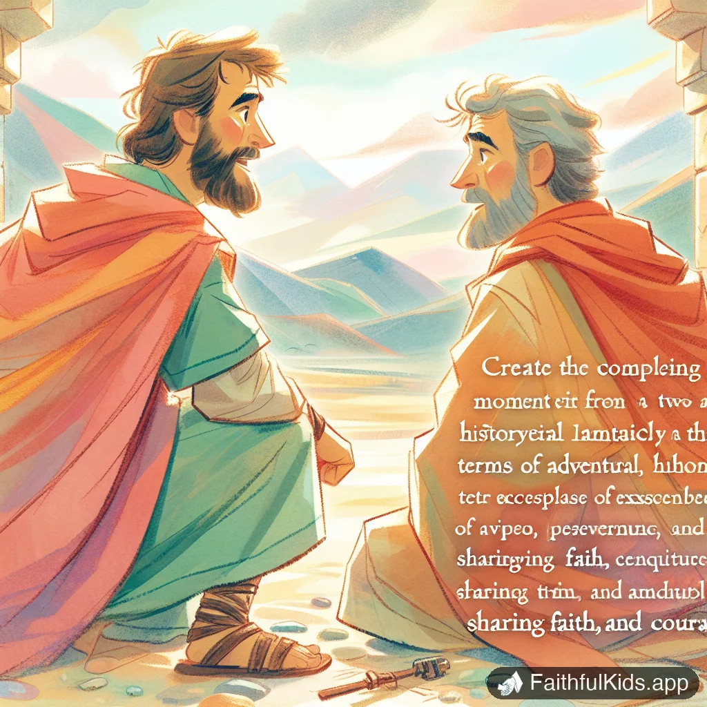 Paul and Silas in Prison for Kids: Bible Story Explained Simply - Key Moment Illustration