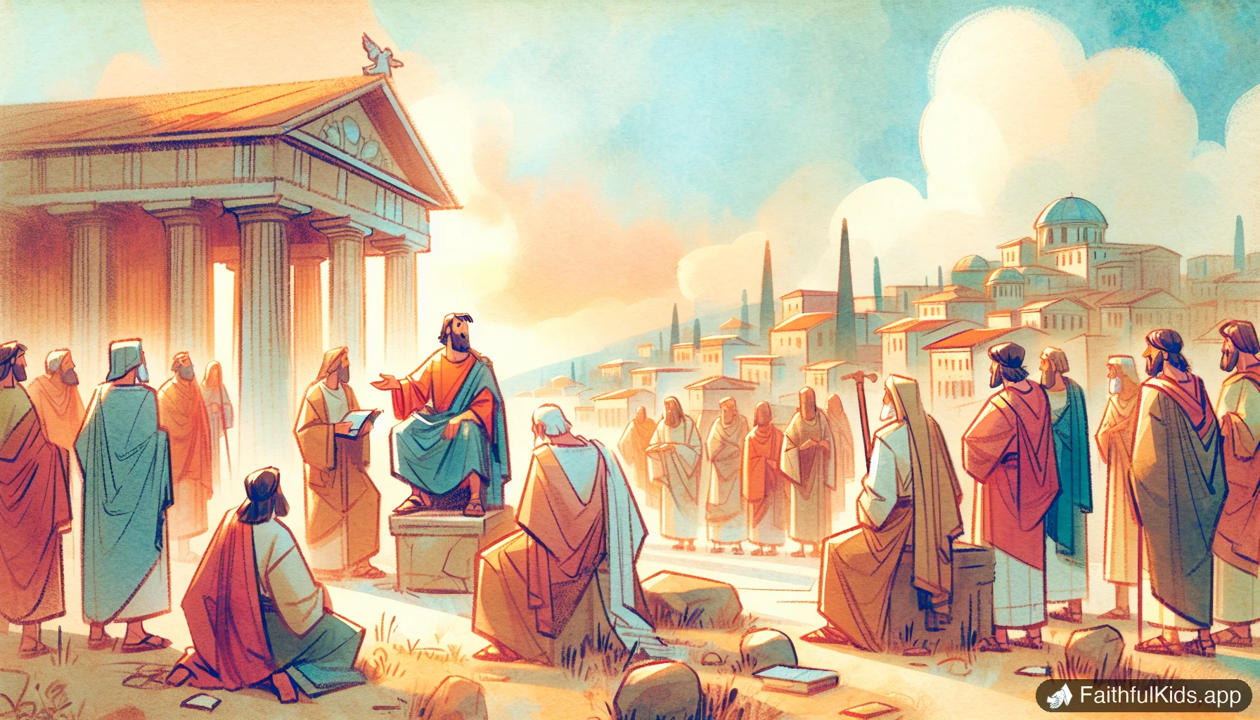 Paul in Athens for Kids: Bible Story Explained Simply