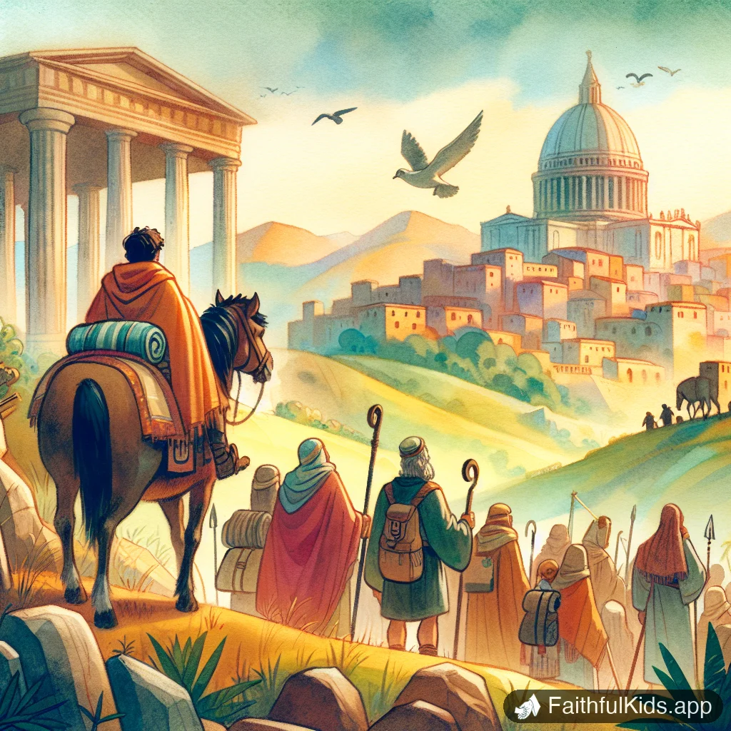 Paul in Rome for Kids: Bible Story Explained Simply - Key Moment Illustration