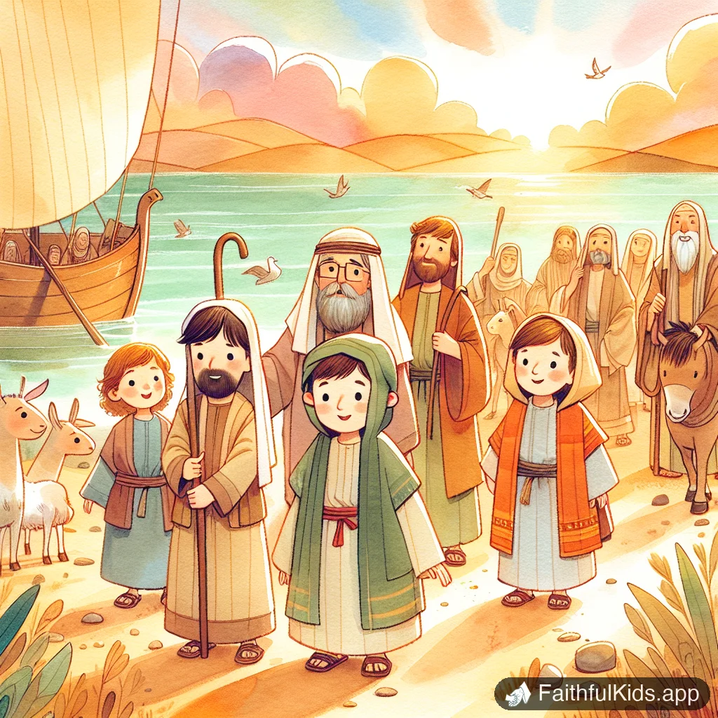 Illustration from Pauls First Journey for Kids: Bible Story Explained Simply