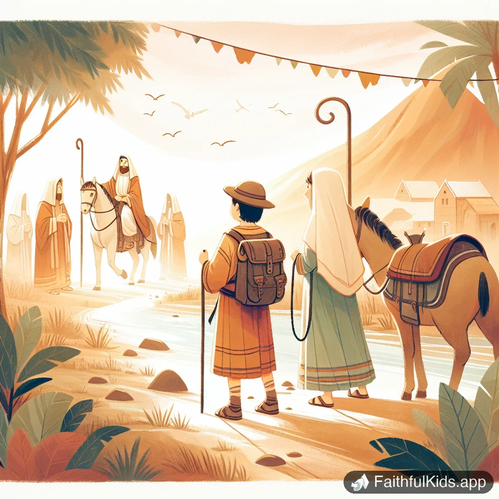 Pauls First Journey for Kids: Bible Story Explained Simply - Key Moment Illustration