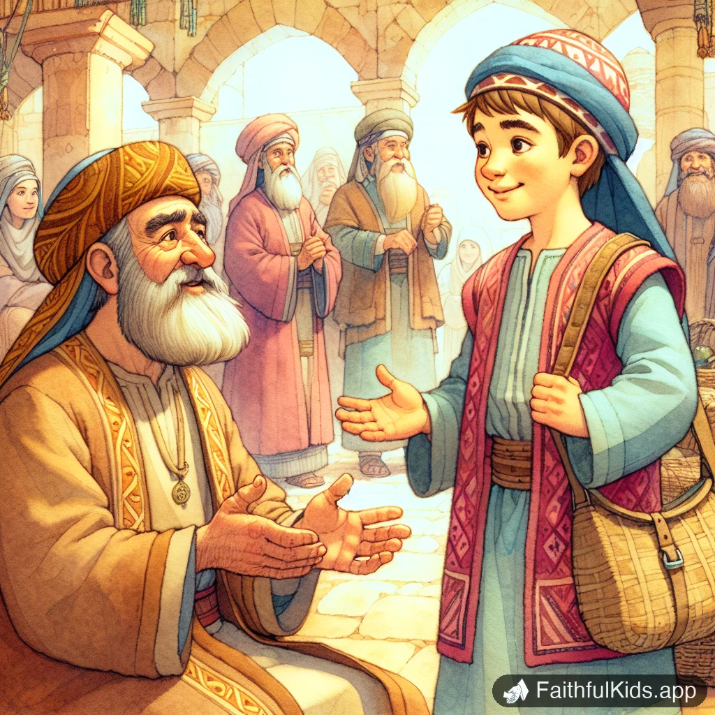 Illustration from Peter and Cornelius for Kids: Bible Story Explained Simply