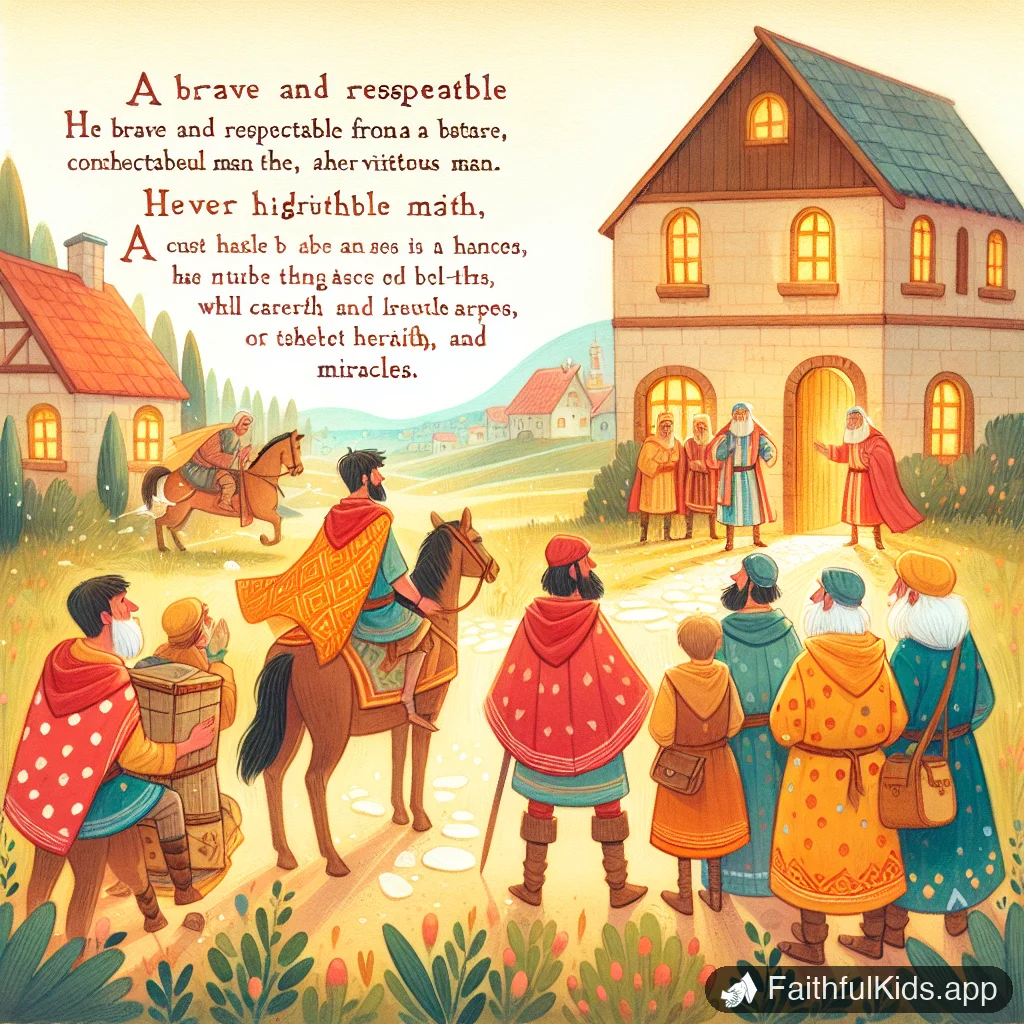 Peter and Cornelius for Kids: Bible Story Explained Simply - Key Moment Illustration