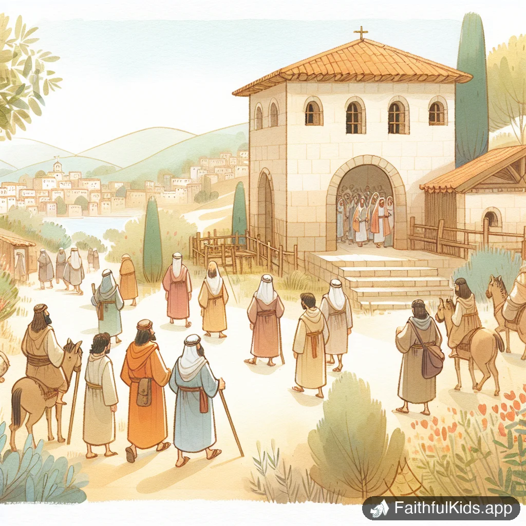 Illustration from Peter Escapes Prison for Kids: Bible Story Explained Simply