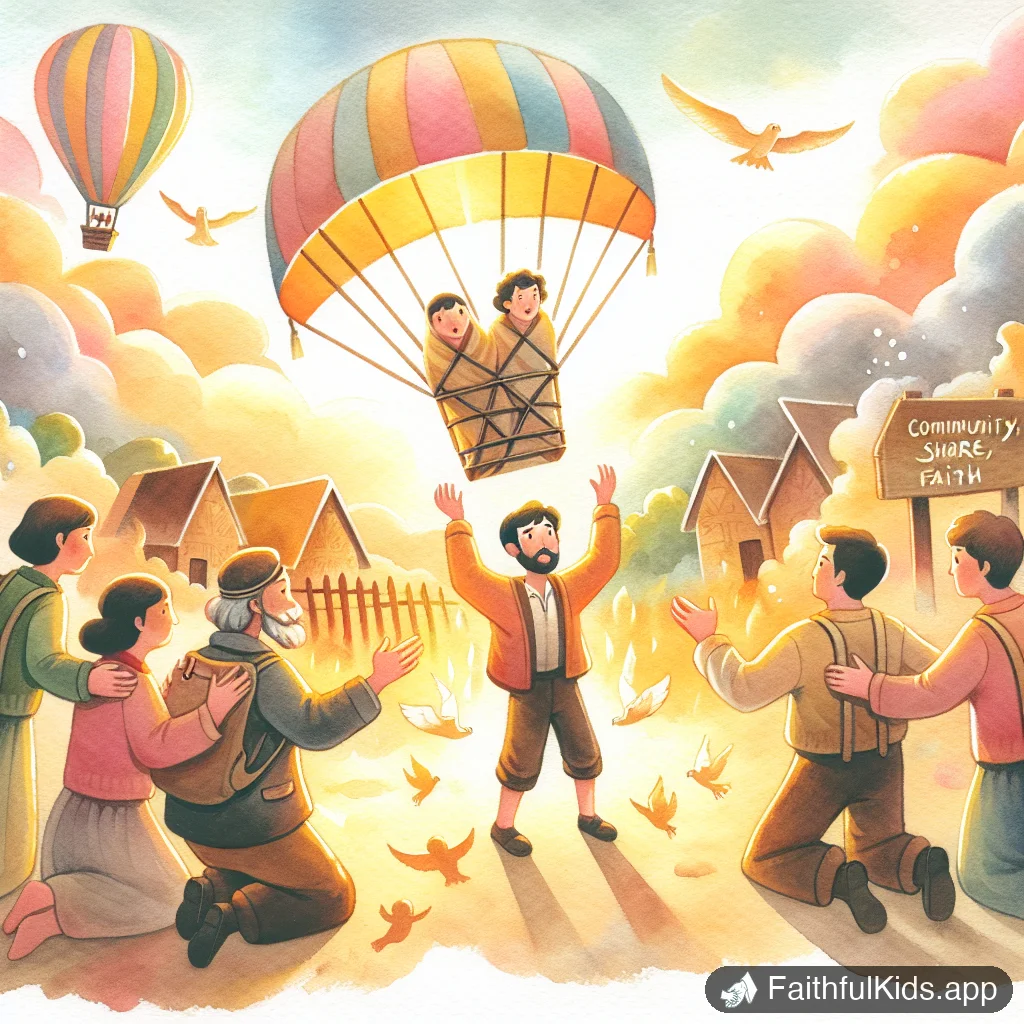Peter Escapes Prison for Kids: Bible Story Explained Simply - Key Moment Illustration