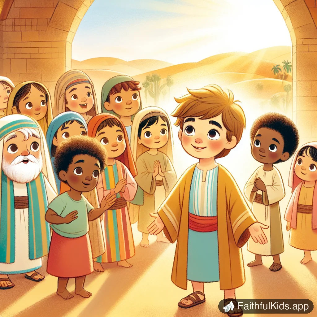 Illustration from Peter is Restored for Kids: Bible Story Explained Simply